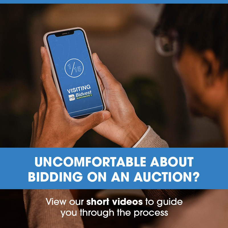 Uncomfortable about bidding on an auction? View our short videos to guide you through the process.